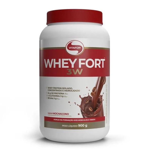 Imagem de Whey Fort 3W Pote 900g - Vitafor