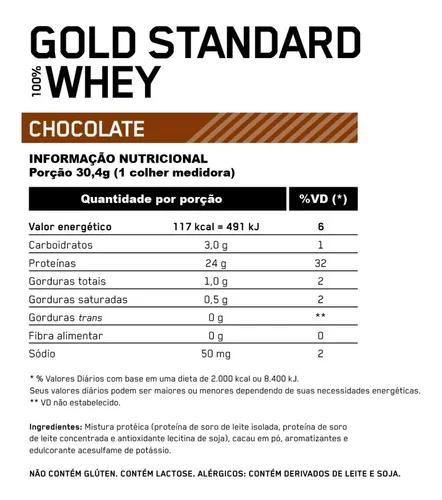 Imagem de Whey gold standard optimum nutrition 2lbs 907g -  chocolate