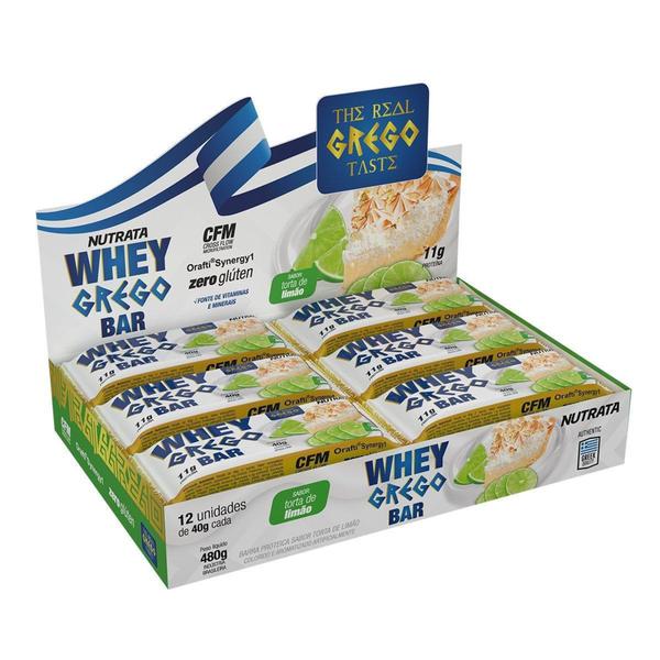 Imagem de Whey Grego Bar - 40 gr Display c/ 12 Barras - Nutrata