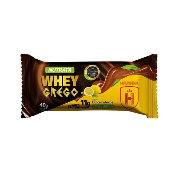 Imagem de Whey Grego Bar (40g) - Sabor: Dulce de Leche e Limão Siciliano - Nutrata