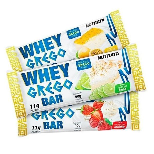 Imagem de Whey Grego Bar Caixa com 12 Unidades (480g) - Sabor: Coffee Cream Chocolate