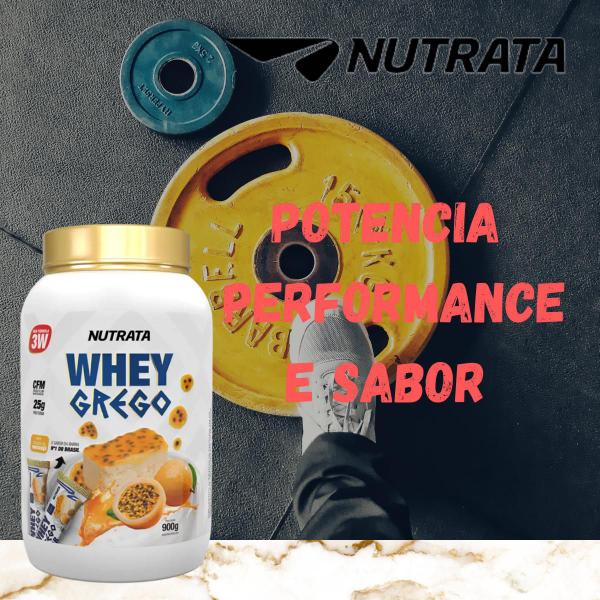 Imagem de Whey Grego Protein 3W 25g Proteina Pote 900g Nutrata