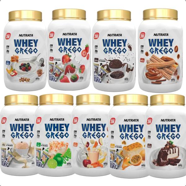 Imagem de Whey Grego Protein 3W 25g Proteina Pote 900g Nutrata