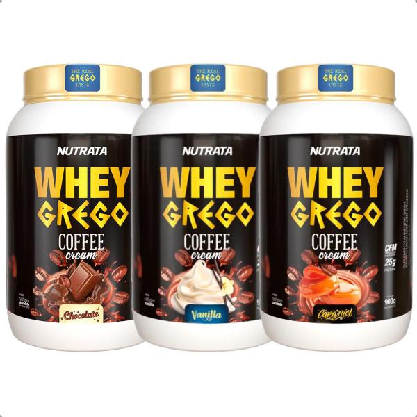 Imagem de Whey Grego Protein Coffee Cream 25g Proteina 900g Nutrata