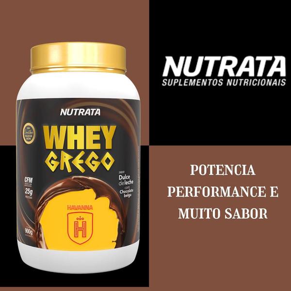 Imagem de Whey Grego Protein Havanna 25g Proteina 900g Nutrata