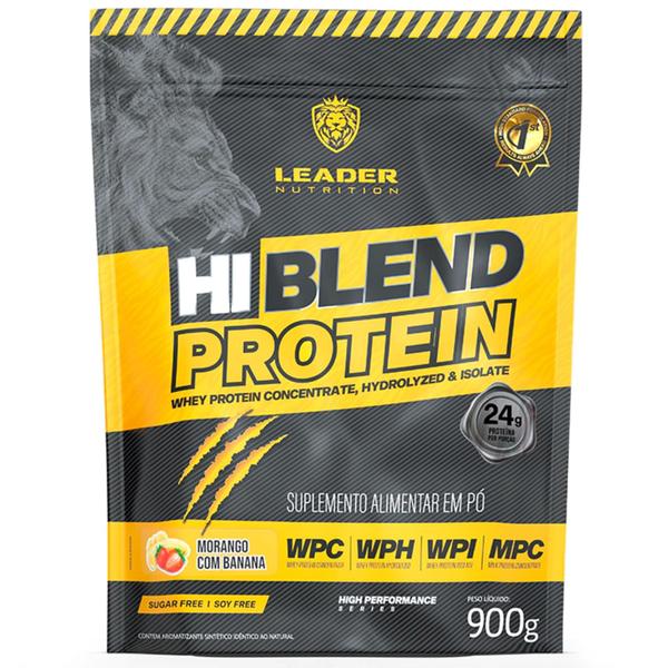 Whey Hi-Blend Protein 900g - Leader Nutrition Imagem de Whey Hi-Blend Protein 900g - Leader Nutrition