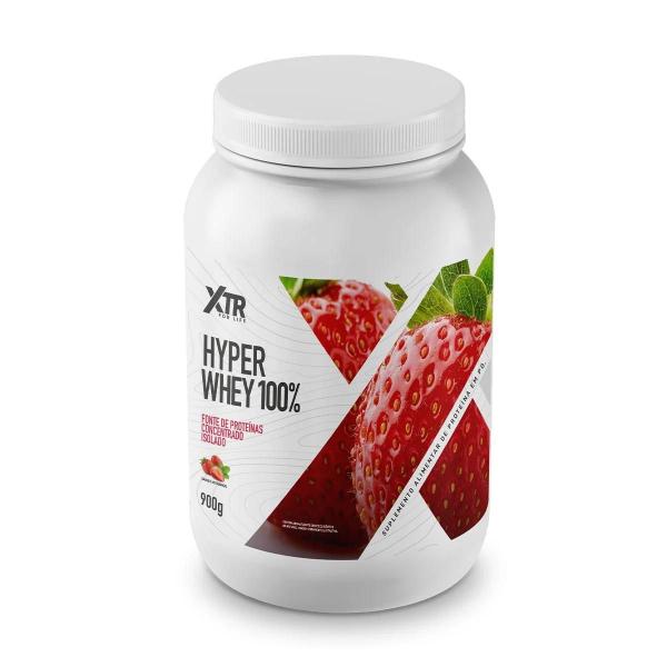 Whey Hyper Whey 100% Concentrado Isolado Sabor Morango Pote - XTR Imagem de Whey Hyper Whey 100% Concentrado Isolado Sabor Morango Pote