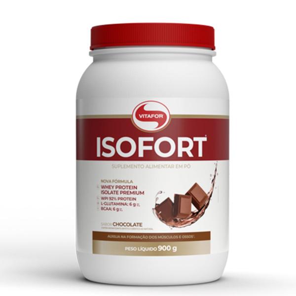 Imagem de Whey isofort sabor chocolate 900g  vitafor