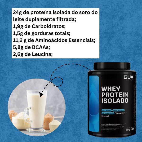 Imagem de whey isolado 900g Dux