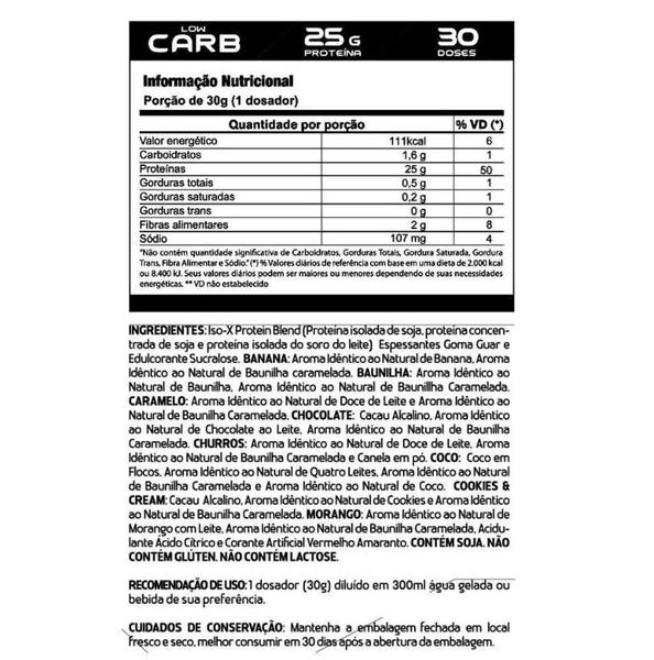 Imagem de Whey Isolado Baixo Carbo Iso-X Protein - Combo 2x Refis de 2 Kilos cada