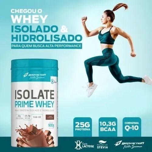 Imagem de Whey Isolate Prime 900g  Com Stevia Sezo Lactose Bodyaction