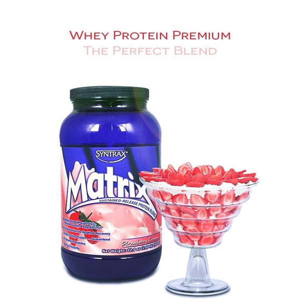 Imagem de Whey Matrix 2.0 (Strawberry Cream) Syntrax - 907g