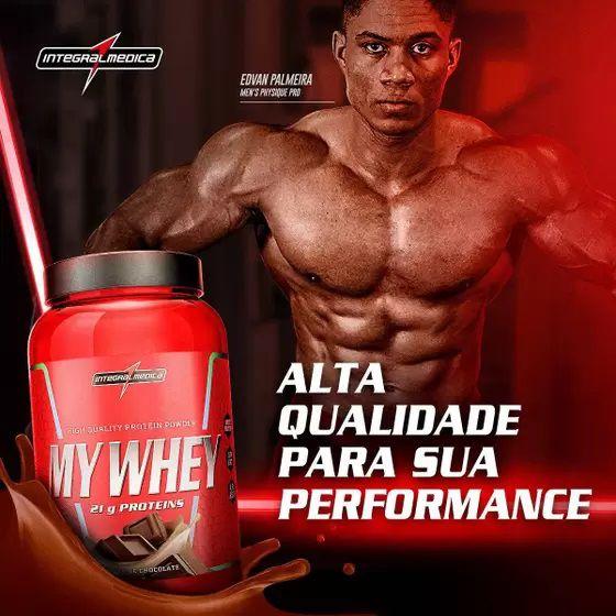 Imagem de Whey My Whey Pó Integral Medica Shake de Chocolate 900g Pote