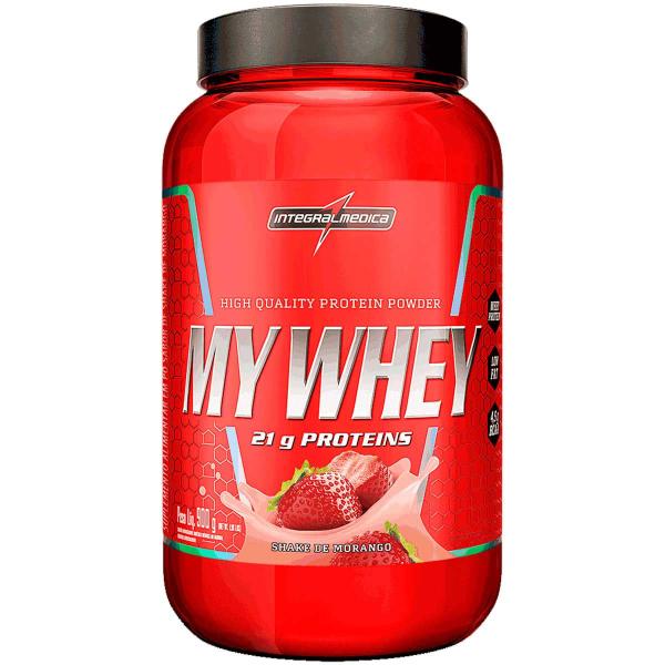 Imagem de Whey My Whey Proteina Concentrada 900g Integralmedica Morango