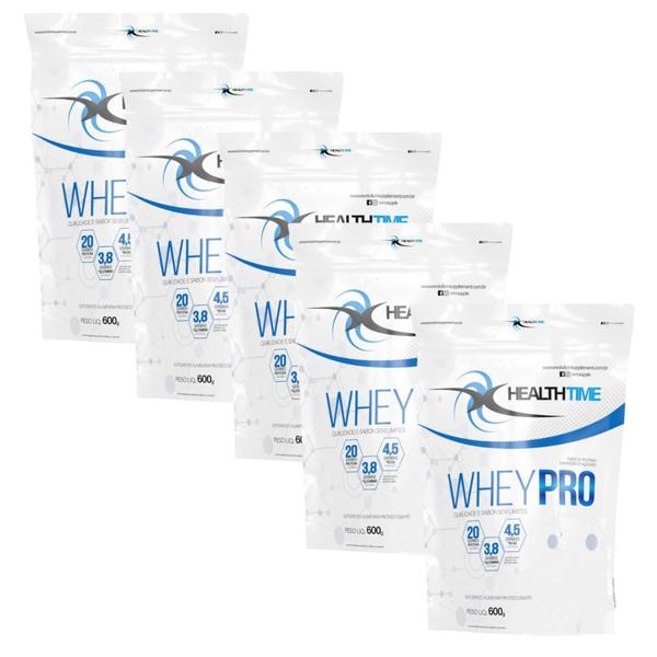 Imagem de Whey Pro Refil 3 Kg (5 Refis De 600g) - HEALTH TIME