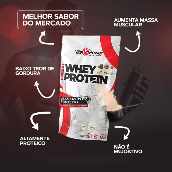 Imagem de Whey Protein 1.8kg - Vita Power Nutrition - High Perfomance