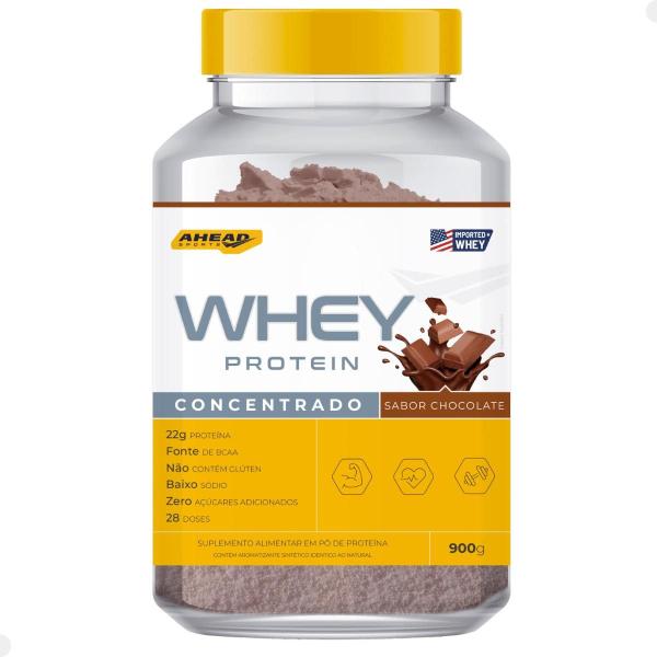 Imagem de Whey Protein 100% Concentrado 900g Ahead Sports