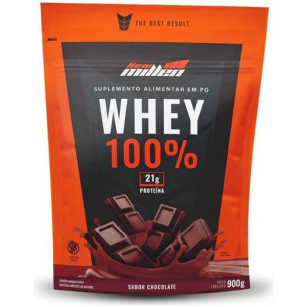 Imagem de Whey Protein 100% Concentrado 900g Refil - New Millen