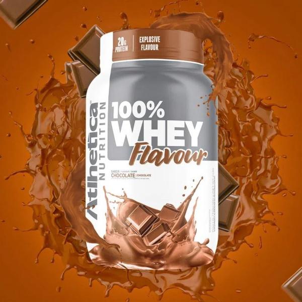 Imagem de Whey Protein 100% Concentrado Puro Atlhetica Flavour 900g