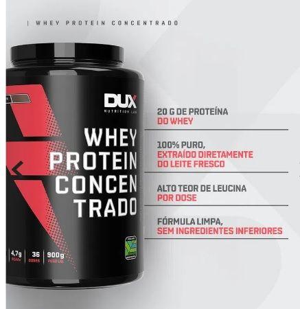 Imagem de Whey Protein 100% Concentrado Sabor Doce de Leite de Pote 900g-Dux Nutrition