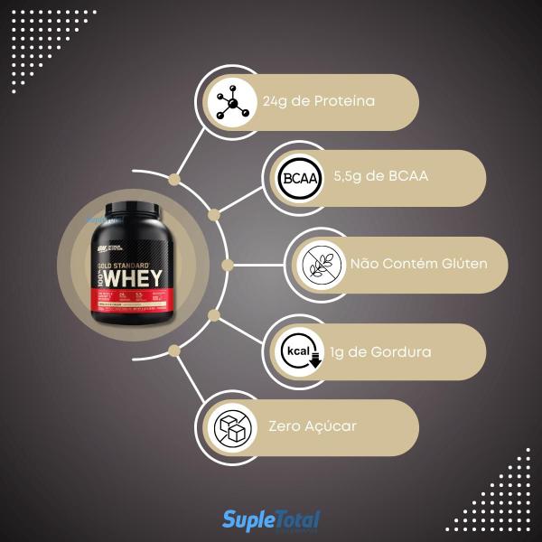 Imagem de Whey Protein 100% Gold Standard 2,27kg Optimum Nutrition