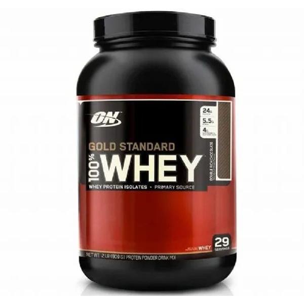 Imagem de Whey Protein 100% Gold Standard - 909g Baunilha - Optimum Nutrition