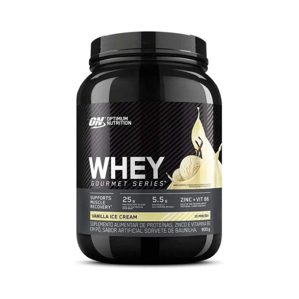 Imagem de Whey Protein 100% Gourmet 900g Baunilha  Optimum Nutrition