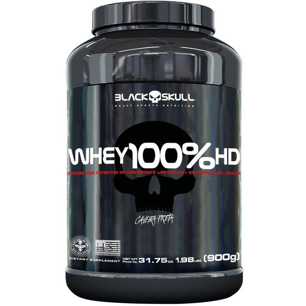 Imagem de Whey Protein 100% Hd 900g - Black Skull