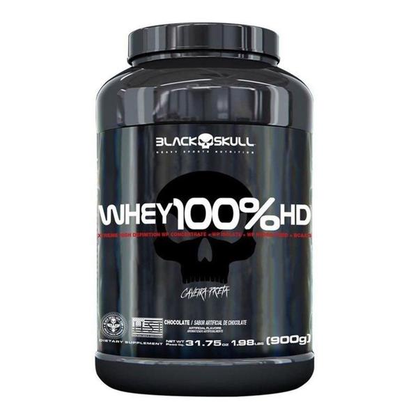 Imagem de Whey Protein 100% HD Concentrado, Isolado e Hidrolisado 900g - Black Skull