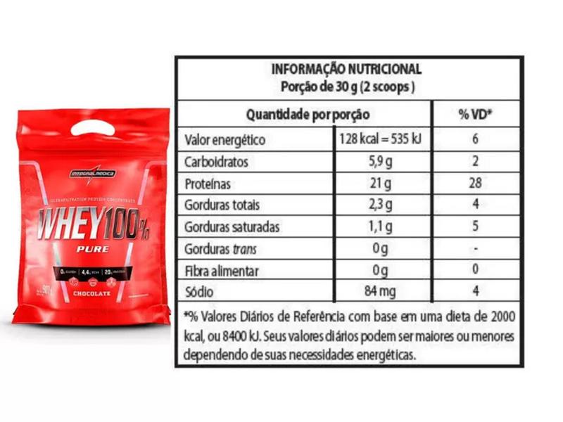 Imagem de Whey Protein 100% Pure 907g + Creatina 150g Pura integralmedica