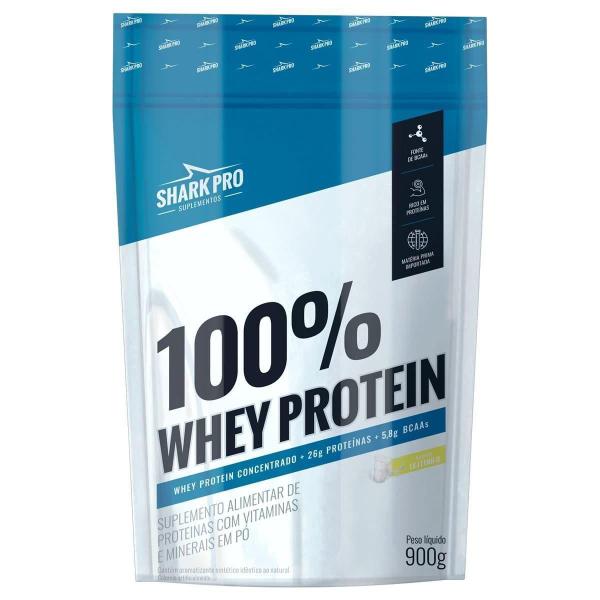 Imagem de Whey Protein 100% Whey Refil 900G Sabor Leitinho Shark Pro