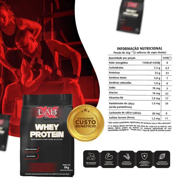 Imagem de Whey Protein 2kg Leite Condensado Com Coco - X-Lab