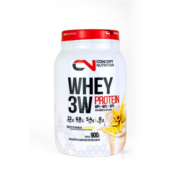 Imagem de Whey Protein 3W - 900g - Concept Nutrition