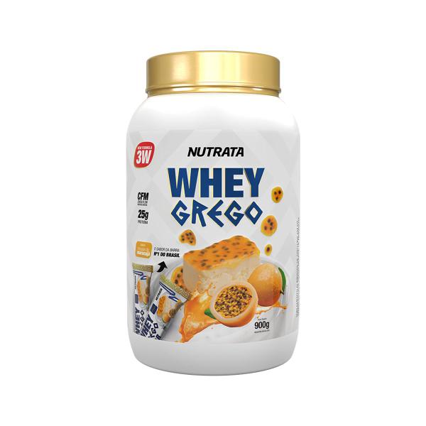 Imagem de Whey Protein 3W Grego Sabor Mousse de Maracujá Pote 900g Nutrata