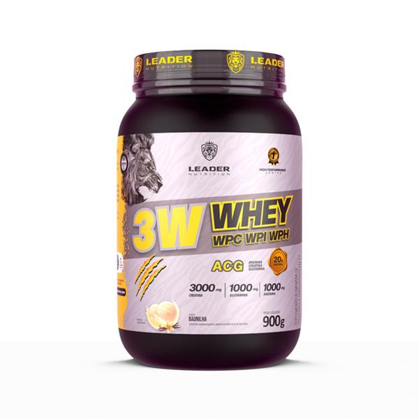 Imagem de Whey Protein 3w Leader 900grs