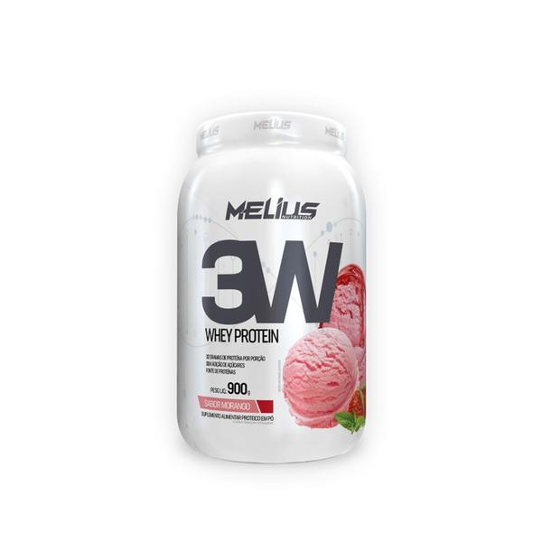 WHEY PROTEIN 3W - POTE 900g - MELIUS NUTRITION Imagem de WHEY PROTEIN 3W - POTE 900g