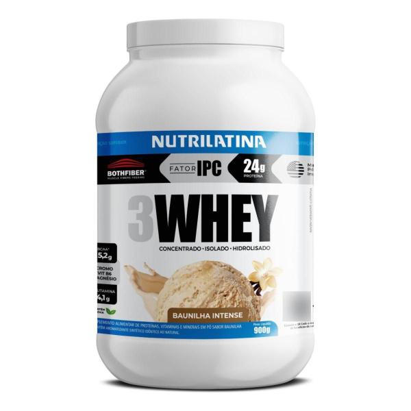 Imagem de Whey Protein 3W Sabor Baunilha Intense 900G Nutrilatina