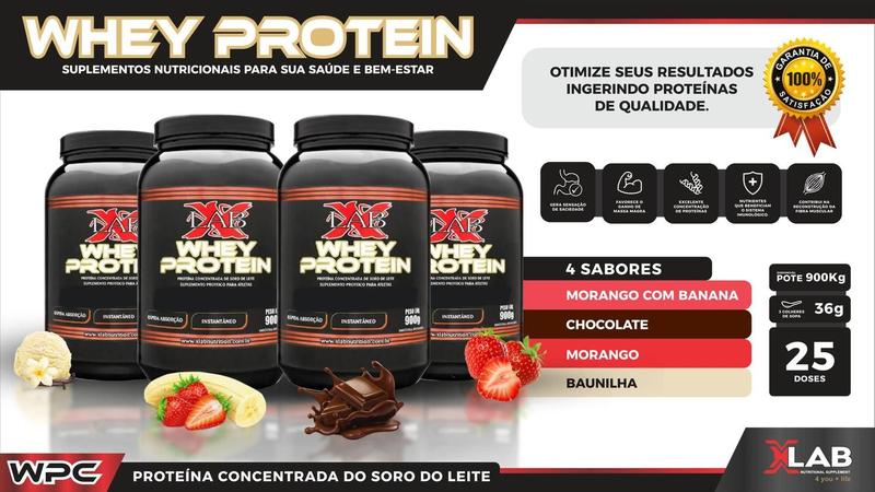 Imagem de Whey Protein 900g - XLab - X-Lab