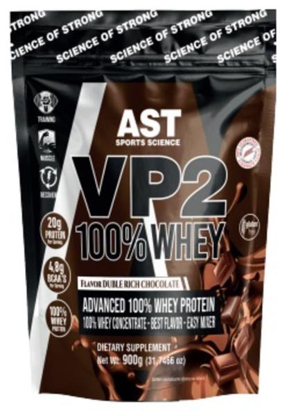 Imagem de Whey Protein AST Selo  Vp2 100% Concentrado Sabor Chocolate Refil 900g - Ast Science