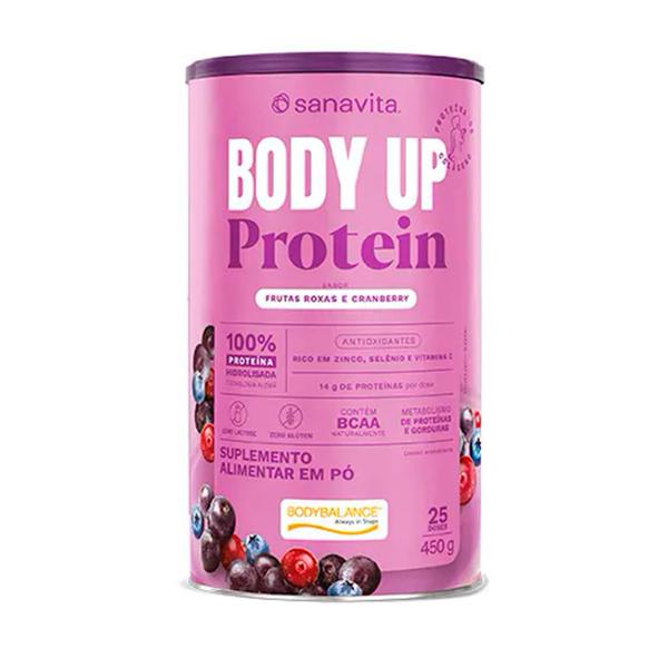 Imagem de Whey Protein Body Up Protein 450g Frutas Roxas e Cranberry Sanavita