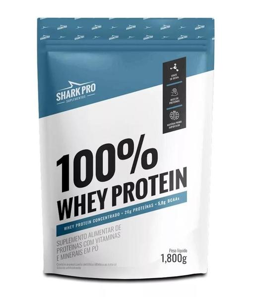 Imagem de Whey Protein Concentrado 100% Whey Refil 1800G Sabor Leite