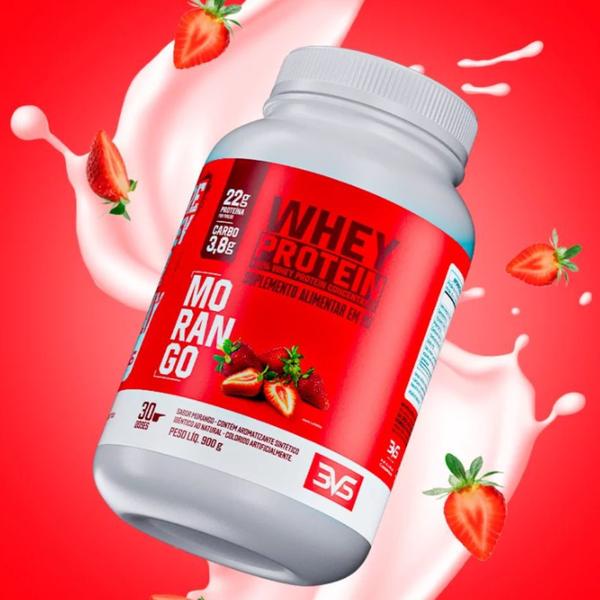 Imagem de Whey Protein Concentrado 3VS - Morango