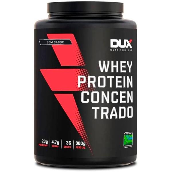 Whey Protein Concentrado 900g - Dux Nutrition Lab Imagem de Whey Protein Concentrado 900g - Dux Nutrition Lab