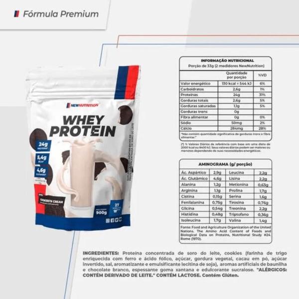 Imagem de Whey Protein Concentrado 900g- New Nutrition