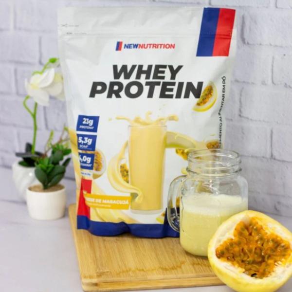 Whey Protein Concentrado 900g- New Nutrition Imagem de Whey Protein Concentrado 900g- New Nutrition