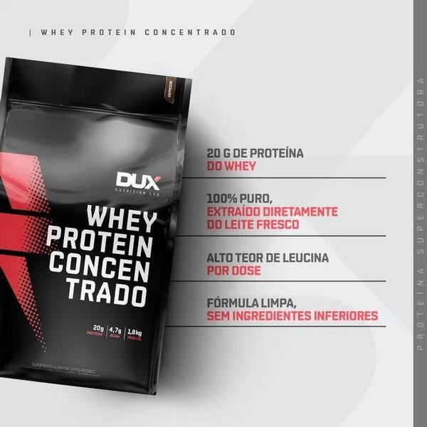 Imagem de Whey Protein Concentrado DUX 1800g Sabor Banoffee