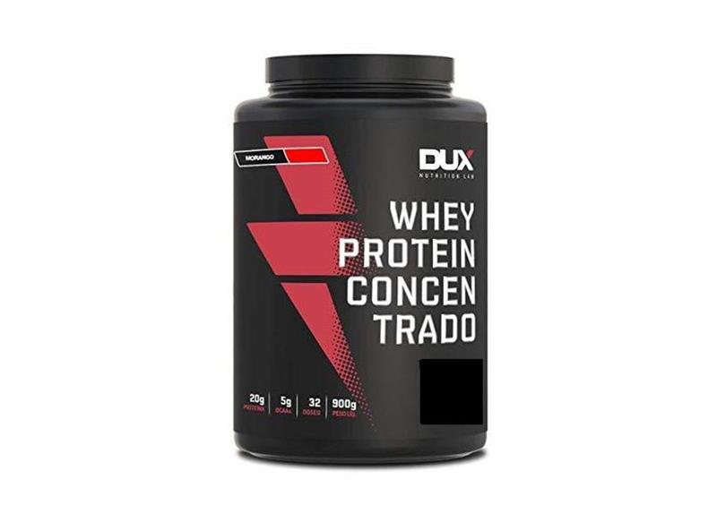 Imagem de Whey Protein Concentrado DUX 900g Sabor Morango