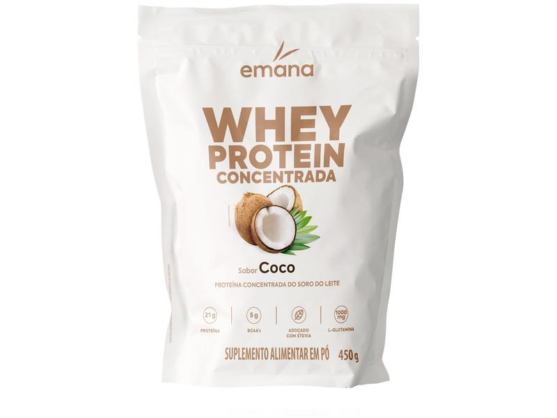 Whey Protein Concentrado Emana Coco 450g Whey Protein Concentrado Emana Coco 450g