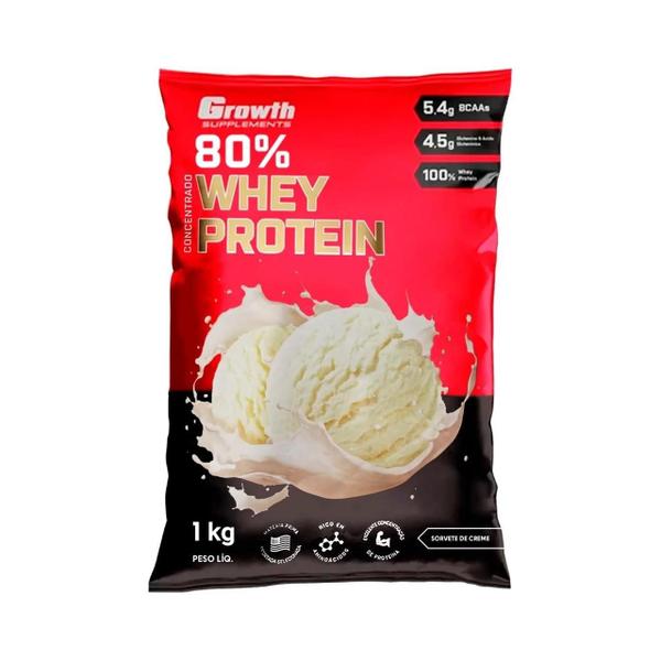 Imagem de Whey Protein Concentrado Growth 80% 1000g