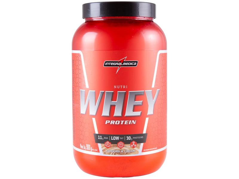 Whey Protein Concentrado Integralmedica Nutri Whey - Cookies Natural 900g Whey Protein Concentrado Integralmedica Nutri Whey - Cookies Natural 900g